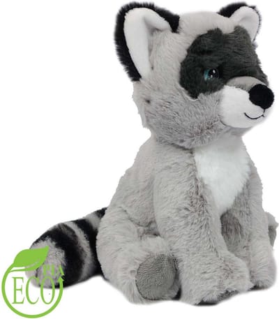 PIA Soft Toys Pluche Knuffeldier Wasbeer ECO- 21 cm: 100% Ecologisch, 100% Lief