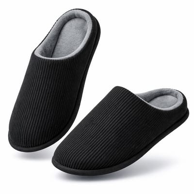 BOTC Pantoffels Heren - Sloffen - Maat 41/42 - Zwart - Anti-slip