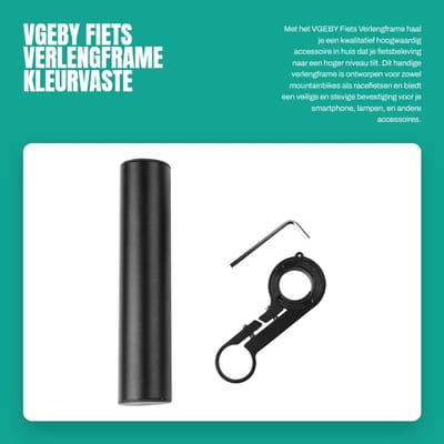 Dailygoods - Fiets Verlengframe - Kleurvaste Smartphone Houder voor Mountain & Racefietsen