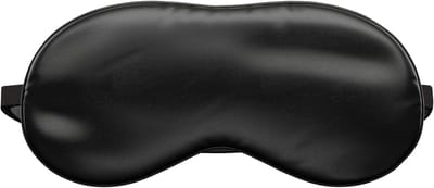 Slaapmasker - Oogmasker Ontspanning - Reizen Slapen - Comfortabel Zacht - 19x9 cm - Zwart