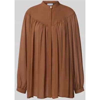 relaxed fit blouse van pure viscose model 'Bravo'