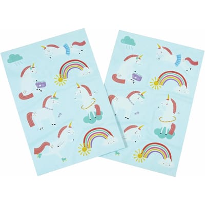 Tatoeage voor kinderen Rex London temporaires Licorne (x2)