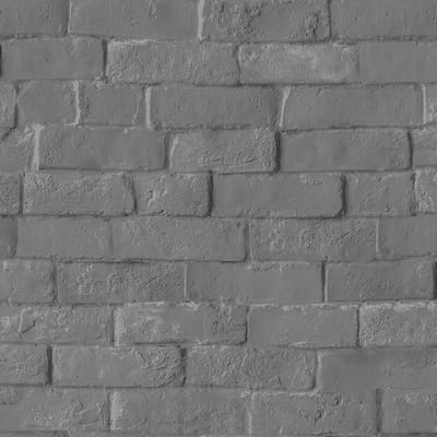 Dutch Wallcoverings - Pop- baksteen donkergrijs - L905-09