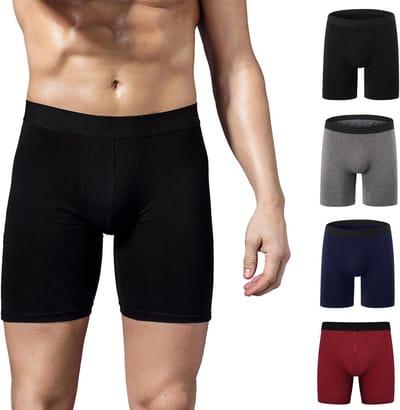 Comfortabele Katoenen Boxershorts voor Mannen, Set van 3/4, Ademend en Perfect voor Dagelijks Gebruik