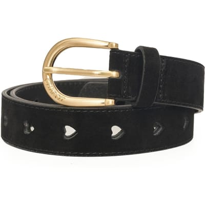 Fabienne Chapot Cut It Out Heart Belt Black Maat: 95 | Riemen Outlet | Dames | Zwart