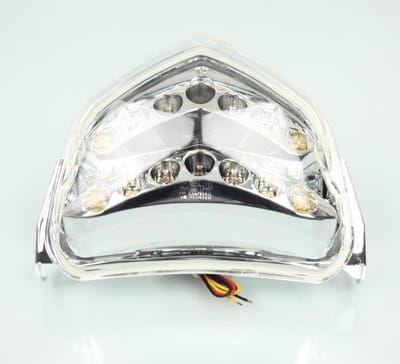 Feu arrière LED type Lexus Vicma pour moto Suzuki 750 Gsx-R 2004 à 2005 Neuf