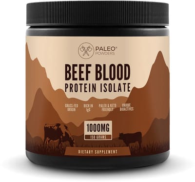 Paleo Powders – Runderbloed Eiwit Isolaat – Poeder – Grasgevoerd – Nieuw-Zeeland – 150 gram