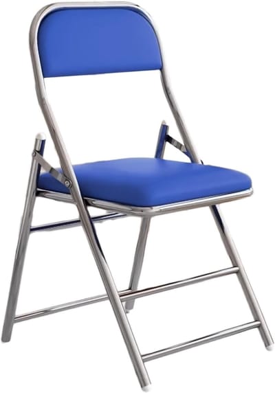 Opvouwbare Stoelen - Terrasstoelen Stapelbaar - Buiten Zitten - Geen Montage Nodig - Zithoogte 46cm - Blauw