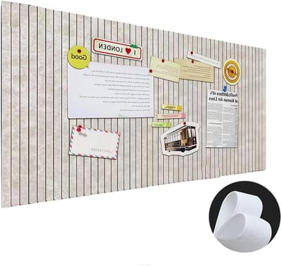 Grote Vilt Prikbord 60 x 40 cm, Vouwbaar en Zelfklevend, Ideaal voor Notities en Wanddecoratie in Kantoor en Keuken