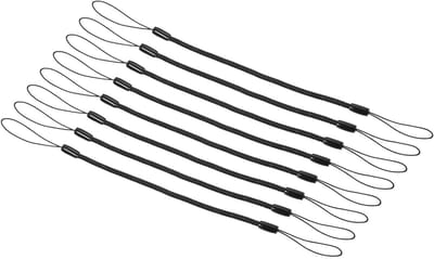 8 Stuks Elastische Ketting Lanyard, 3.7mm x 150mm Retractable Spring Spool, Anti-verlies Penriem en Touw voor Tekentablet en Stylus