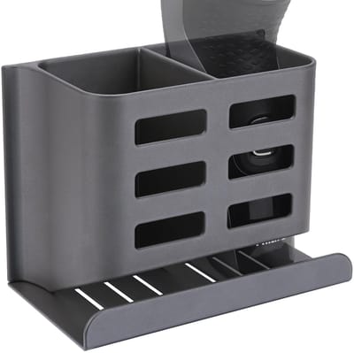 Dailygoods - Aluminium Scheerapparaathouder voor Badkamer, Grijs