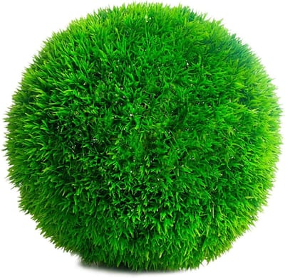 Kunstgras Bal - Buxusbol Kunstplant - Woondecoratie Buiten - Onderhoudsvrij Groen - 33 cm - Groen