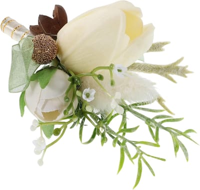 Kunstmatige Corsage - Bruiloft Accessoire - Feestelijke Gelegenheid - Duurzaam Ontwerp - 127 x 9 x 63 cm - Meerdere Kleuren