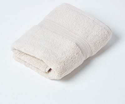Homescapes Zero Twist Handdoek Supima Katoen, Beige