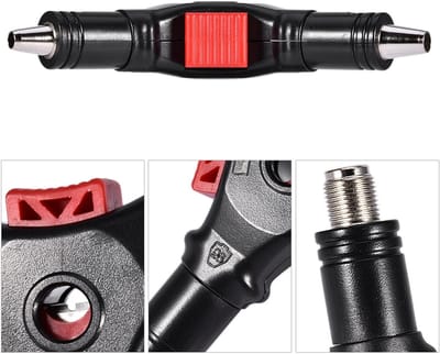 3-in-1 Coaxiale Compressietools voor F Plug Connectoren, Installatiegereedschap voor RG59 en RG6 Coaxkabel, Ideaal voor TV Installatie en Aansluitingen