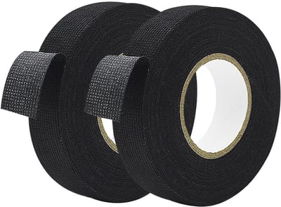 Dailygoods - Isolatietape - Kabelbescherming - Vochtbestendig - Zwart - Plakband voor Kabelbundeling - Ideaal voor Doe-Het-Zelf en Professioneel Gebruik