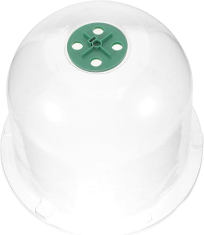 Plantenkoepel met Licht - Kweekkoepel Vocht - Planten Beschermen - Geïntegreerd Groeilicht - 25.5 cm - Transparant