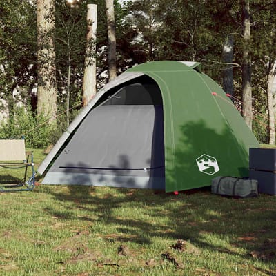 vidaXL - Koepeltent - 4-persoons - waterdicht - groen
