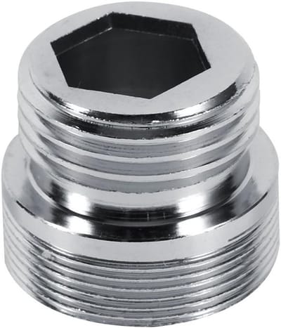 Kraanadapter voor waterzuiveringssystemen, 22mm naar 15mm, Aluminium, Keukenaccessoires, Aerator, Verbeterde waterkwaliteit