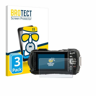 BROTECT - Screenprotector voor Pentax WG-90 - Folie Beschermfolie Beschermglas matte 3 Stuks