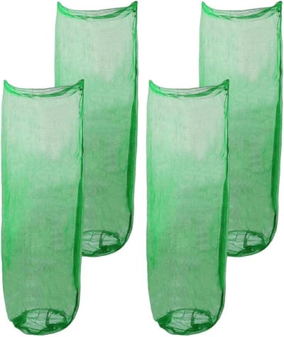 Tuinbladopvangzakken - Gazonafvalzakken tuinafvalhouders - Efficiënte bladverzameling - Dubbel gestikte versteviging - 80x150 cm - Groen