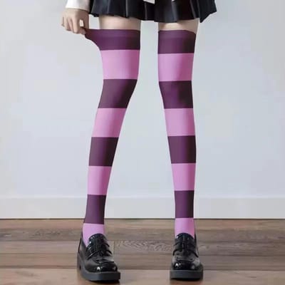 Beatrice Cosplay Anime Re:Zero Beatrice Dames Over de Knie Sokken Leuke Kerst Cosplay Kousen Halloween Kerst Accessoires pink