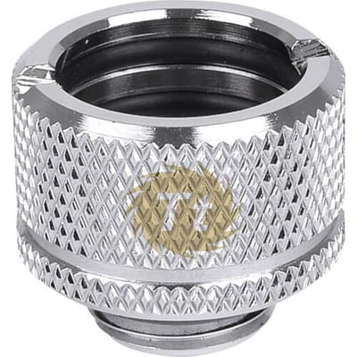 Thermaltake Pacific G1/4 PETG Tube 5/8” (16mm) OD Adapter – Chrome Waterkoelingfitting