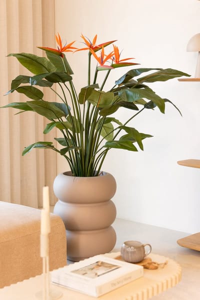 Strelitzia Kunstplant 120cm | Strelitzia Nicolai Kunstplant | Strelitzia Nepplant | Kunst Strelitzia | Kunstplant voor Binnen met bloem