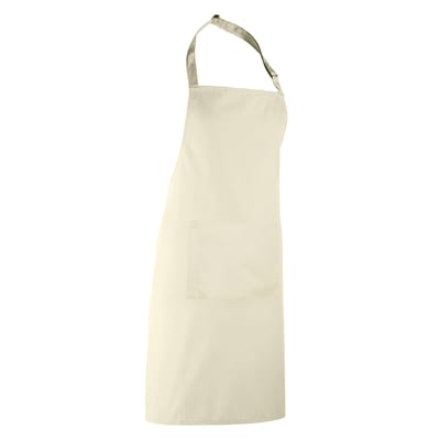 Premier Dames/Dames Kleuren Bipschort Met Zak / Werkkleding (Pakket van 2) (Natuurlijk)