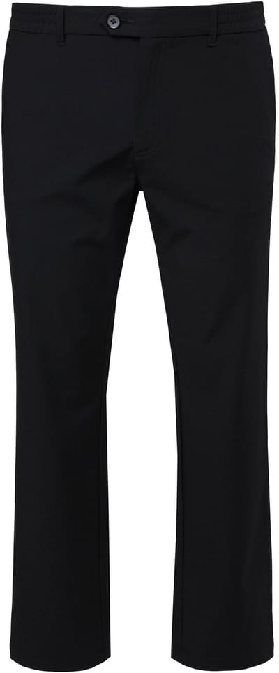JP 1880 - Heren - Zakelijke broek business FLEXNAMIC® Buik-Fit instapband - Zwart - Maat 52