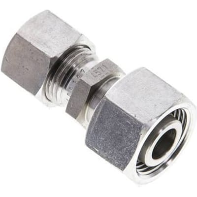 12L & 15L RVS Rechte Snijringkoppeling Draaidoorvoer 315bar ISO 8434-1