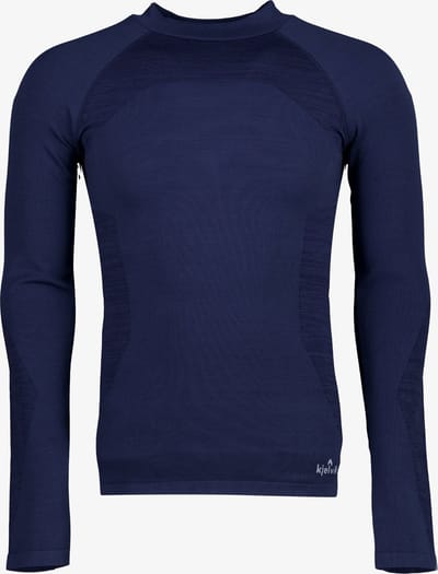 Kjelvik heren thermoshirt met lange mouwen blauw - Maat XL