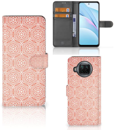 Xiaomi Mi 10T Lite Telefoon Hoesje Pattern Orange