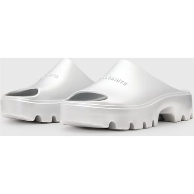 AllSaints Eclipse Slider Silver Taglia: 38 | Infradito Outlet | Donna | Grigio
