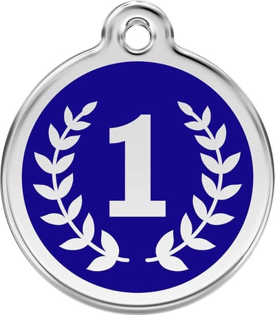Red Dingo Hondenpenning 38 mm winnaar kampioen medaille