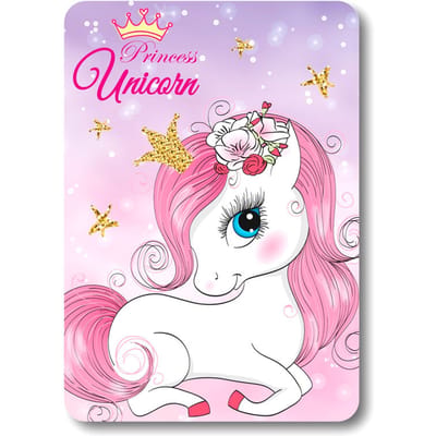 Unicorn fleece deke 100 x 140 cm
