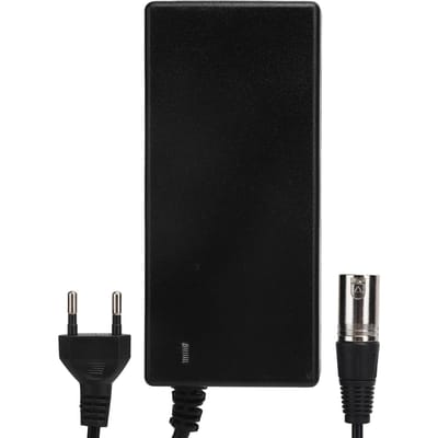 Adaptateur secteur 3 broches mâle 29,4 V 2 A Chargeur de batterie au lithium black