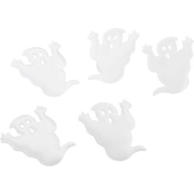 30 stuks Geest Patch Niet-geweven Stof Geest Muur Decoratieve Geest Patches Set voor Festival Feest Thuis white