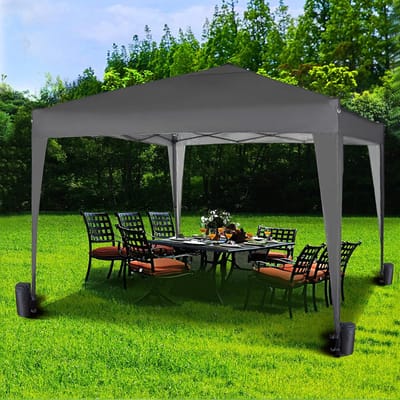 Waterdicht Pop-up Paviljoen 3x3m voor Feest en Tuin - Grijs
