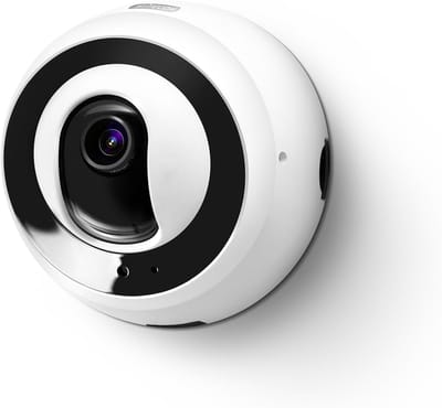 Wifi Camera - Beveiligingscamera Binnen - Thuisbewaking - Ingebouwde Microfoon - 9.6x6.3x9.6 cm - Wit