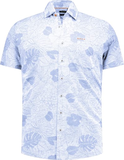 NZA - Heren Overhemd - 26DN592S - 2658 Sunny Blue Melange
