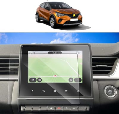 Navigatie Beschermfolie voor Renault Captur II, Clio V, Arkana en ZOE - Transparante Schermbeschermer voor GPS, 7 Inch, Set van 2, Krastbestendig en Duurzaam