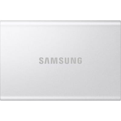 Samsung Portable T7 Resurrected - Externe SSD - USB C 3.2 - Inclusief USB C kabel - Geschikt voor iPhone USB C - 1 TB - Zilver