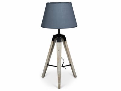 Lanterfant® Lamp Leentje - Grijs - Driepoot - Middelgroot
