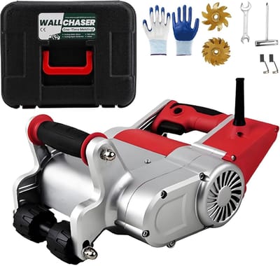 Elektrische Muurfrees - Groefsnijmachine Wand - Sleuf Frezen - Instelbare Diepte - 15-30mm Diepte