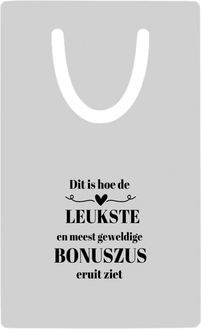 Hacebo® - dit is hoe de leukste en meest geweldige bonuszus eruit ziet metalen boekenlegger - Zus - meest leukste bonuszus - verjaardag - cadeautje voor zus - zus artikelen - kado - geschenk Bladwijzer boekenleggers - 7.6 cm x 5cm