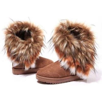 Mode Winter Dames Casual en Comfortabele Sneeuwlaarzen Enkellaarzen Warme Sneeuwschoenen Dikke Hoge Buis Katoenen Laarzen 36