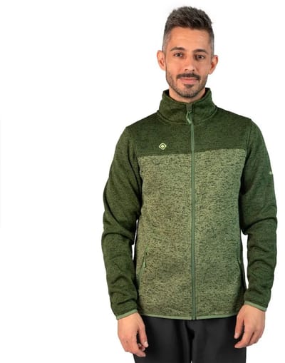Izas Novi Ii Fleece Met Volledige Rits Groen L Man