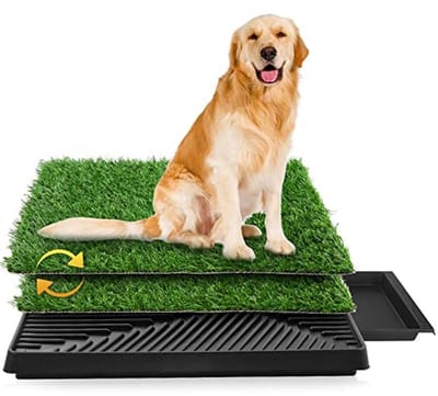 Hondentoilet voor Puppy met Kunstgras 63 x 50 cm - Upgrade Versie