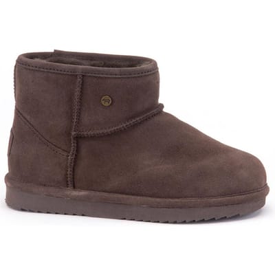 Warmbat Wallaby Women Suede Boot Dames Laarzen - Taupe - Maat 39